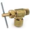 Lead Law Compliant 1/4 Compression X 1/8 MIP Angle Needle Valve