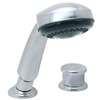 Deck Mount Roman Tub Hand Shower With Diverter Polished Chrome