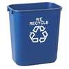 28QT Deskside Med Rcy Container BLUE