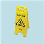 2 Side FLR Caution Sign Yellow