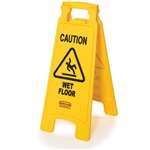Floor Sign Wet Floor Yellow