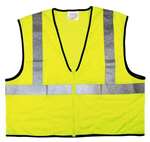 Lime Polyester MESH Vest With Reflect L