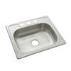 25 X 22 *middle 1 Bowl Basin Stainless Steel Sink
