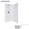 38X38X72 NEO Shower Alcove Wall White