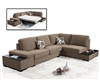 Divani Casa Risto 1015 Sectional Sofa in Taupe Fabric by VIG Furniture