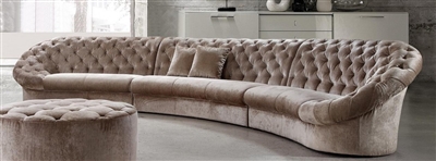 Divani Casa Cosmopolitan - Modern Fabric Sectional Sofa