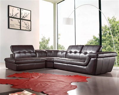 Divani Casa Refata - Modern Italian Leather Sectional Sofa by VIG Furniture