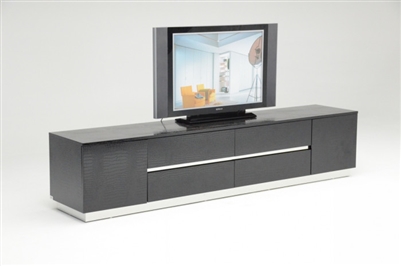 Armani Xavira A&X Casa Luxury Skyline Modern White Crocodile TV Entertainment Center