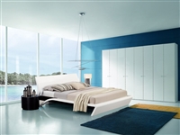 Orca - Contemporary Eastern King Platform Bed with Lights