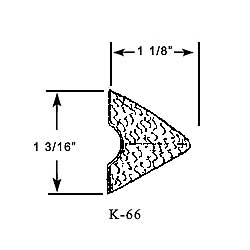 48" K-66 BW Proform Cushion Rubber