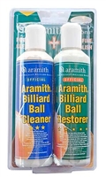 Aramith Cleaner, Polish & Restorer Combo Pack