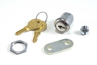 7/8" Tubular Lock with 2 Keys and 1 1/4" Double Ended Cam