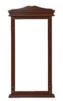 Mahogany Deluxe 10 Cue Wall Rack