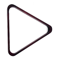 Mahogany Deluxe Wood Triangle