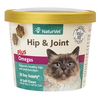 NaturVet Hip & Joint Plus Omegas for cats