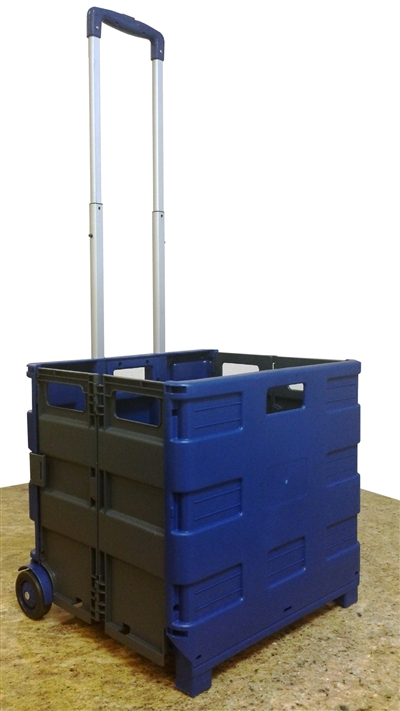 Large Folding Cart - Blue/Grey