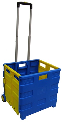 Large Folding Cart - Blue/Yellow