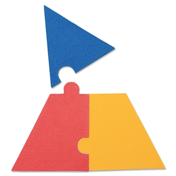 SureCut Die - Puzzle Triangles - Large