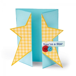 Sizzix Bigz XL Die - Card, Star Gatefold - ELA11035