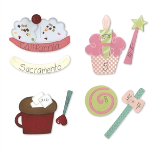 Sizzix Bigz Die Set - Sweet Treats Flashcards (4 Die Set)