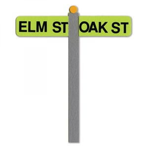 Street Name Sign, Intersection,