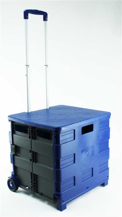 Large Folding Cart - Blue/Grey