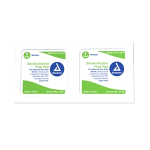 Alcohol Prep Pad Sterile - Medium 20/100/Cs