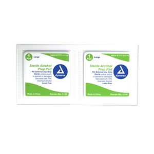 Large Alcohol Prep Pad Sterile