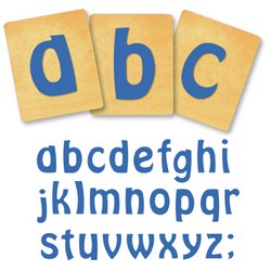 Ellison SureCut Die Set - Vagabond Lowercase Letters- 3 inch