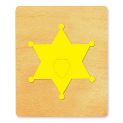 Ellison SureCut Die - Badge, Sheriff - Large