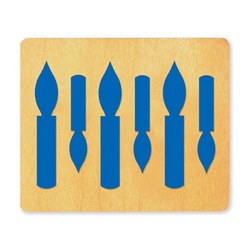 Ellison SureCut Die - Candles 6-Up - Large