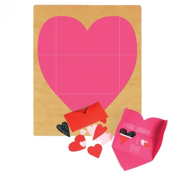 Ellison SureCut Die - Folded Heart Envelope - Extra Large
