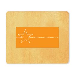 Ellison SureCut Die - Nameplate, Star - Large