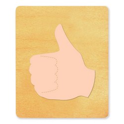 Ellison SureCut Die - Hand Sign, Thumbs Up - Large