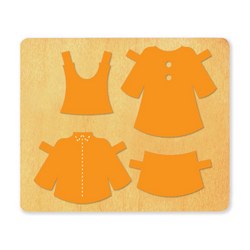 Ellison SureCut Die - Paper Doll Clothes #4 - Large