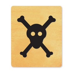 Ellison SureCut Die - Poison Symbol - Large