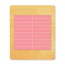 Ellison SureCut Die - Algebra Tiles X (1cm x 5.3cm) - Large