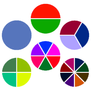 Ellison SureCut Die Set - Fraction Circles (6 Die Set) - Extra Large