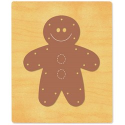 Ellison SureCut Die - Lacing Gingerbread Man - Extra Large
