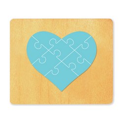 Ellison SureCut Die - Puzzle, Heart - Extra Large