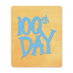 Ellison SureCut Die - Word, 100th Day - Extra Large