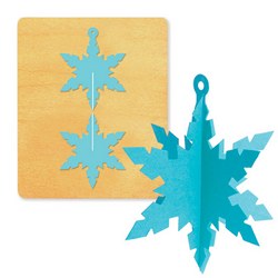 Ellison SureCut Die - Hanging Snowflake 3-D - Large