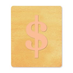 Ellison SureCut Die - Classic Optional Dollar Sign "$"