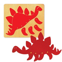 Ellison SureCut Die - Dinosaur, Movable Stegosaurus - Extra Large