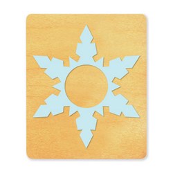 Ellison SureCut Die - Picture Frame, Snowflake - Large