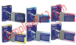 Epson Photographic Dye Full Set for Stylus Pro 4000, 7600 and 9600(6 x 110ml)