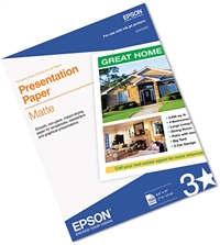 Epson S041062 Presentation Paper Matte 8.5" x 11" (100 sheets)