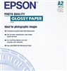 Epson S041123 Photo Quality Glossy Paper, 38 lbs., 16-1/2 x 23-1/2, 20 Sheets/Pack