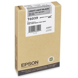 Epson T603900 220ml Light Light Black Ink Cartridge for 7800,7880,9800 and 9880