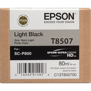 Epson T8507 80ml Light Black Ink for SureColor P800